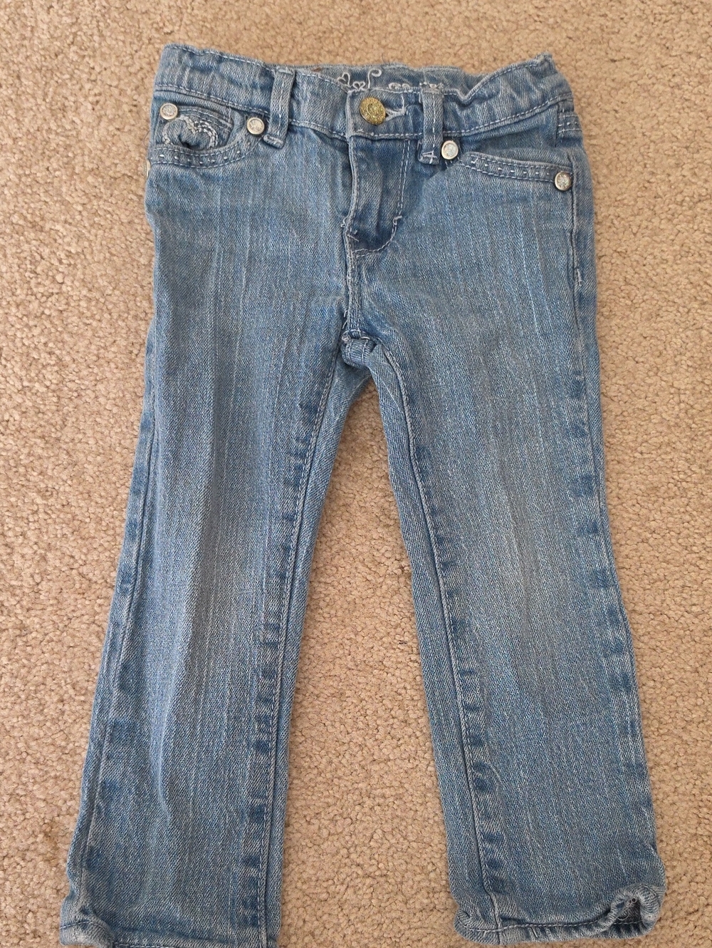 Y2K Levi's Light Blue Stretch Denim Jeans for Kids